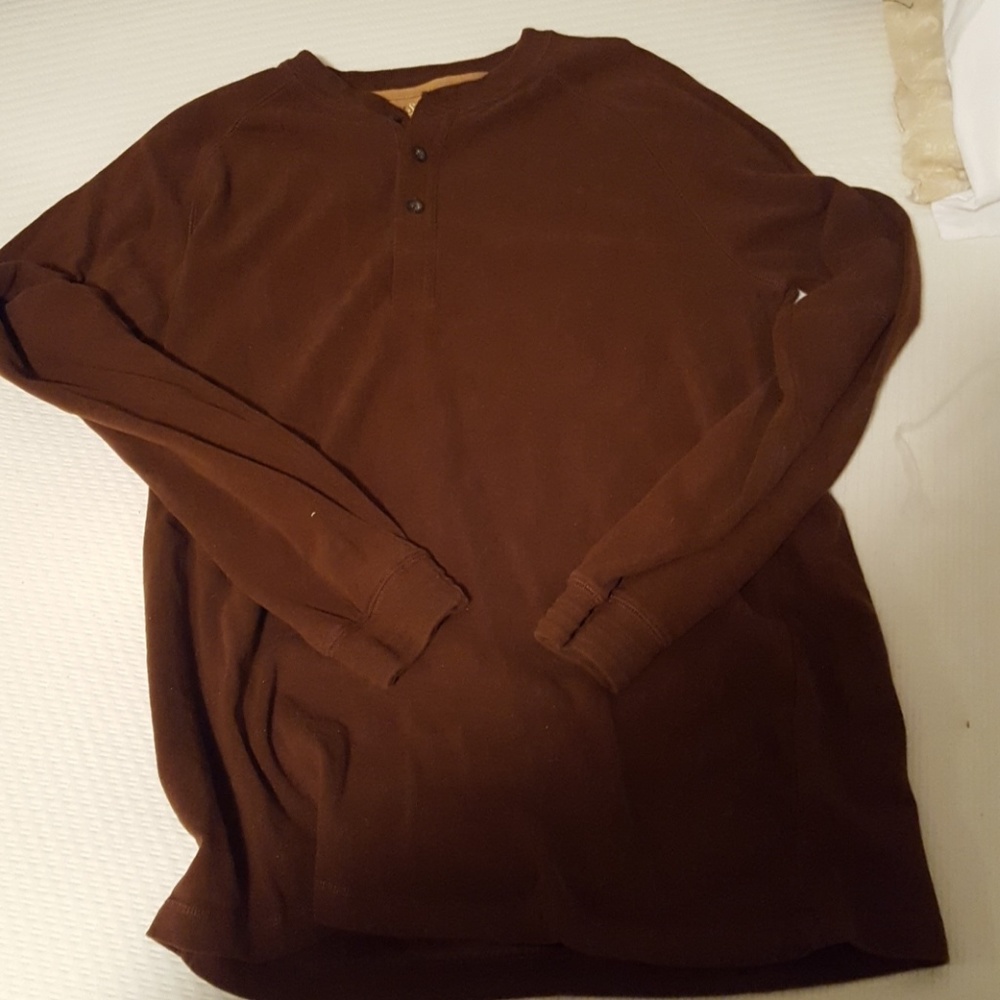 St. John's Bay sueded jersey henley